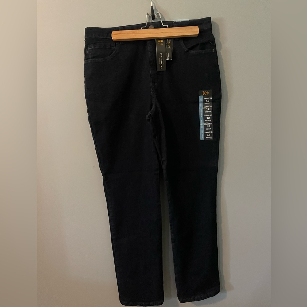 Deep Navy Blue Lee Jeans